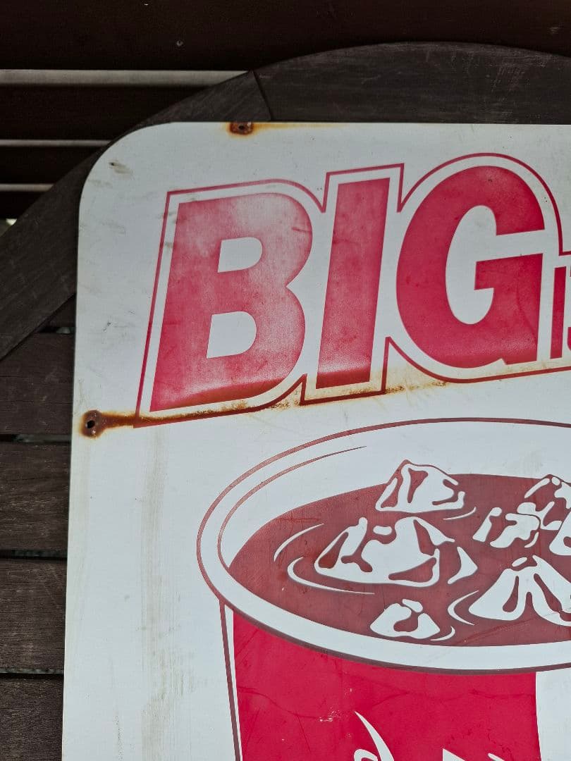 Coca-Cola コーラ ビッグカップ看板 昭和レトロ