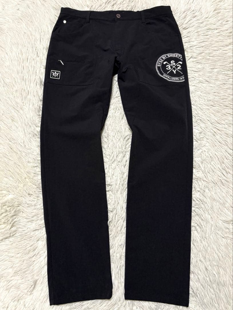 極々美品✨SY32 by SWEET YEARS ゴルフ用ストレッチパンツ　XL