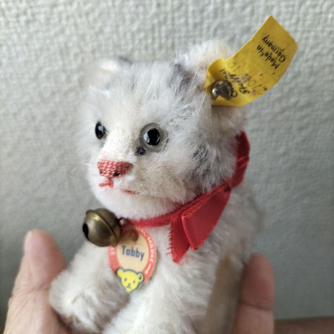 ビンテージ　シュタイフ　Tabby キャット　猫　下から２番目サイズ