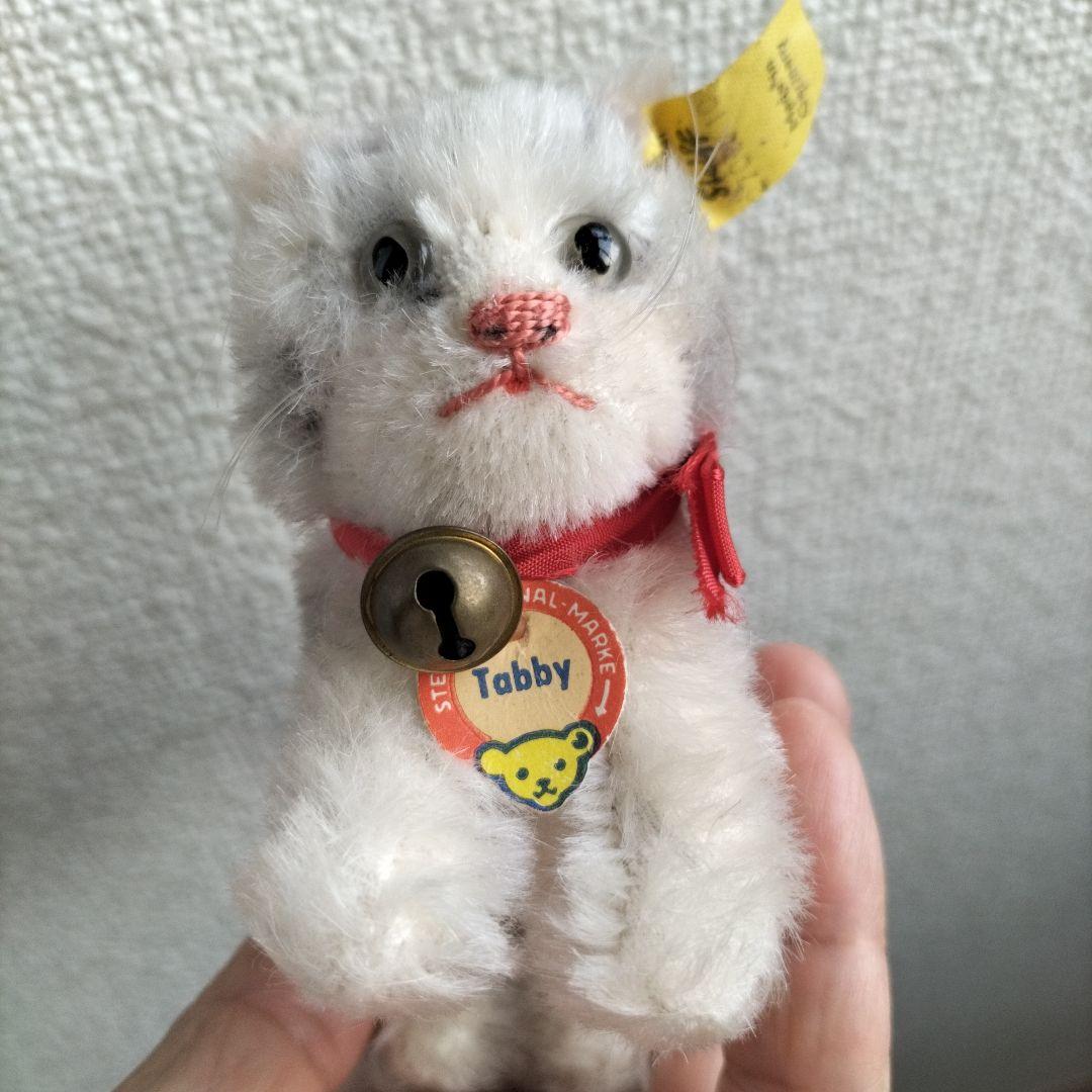 ビンテージ　シュタイフ　Tabby キャット　猫　下から２番目サイズ