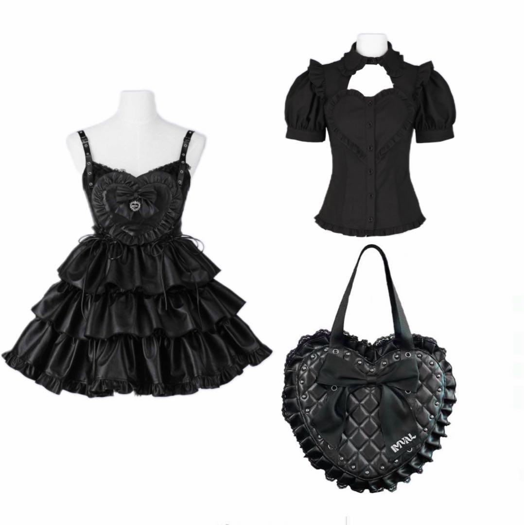 未使用 シャツ,ドレス QOOZA IMVAL 福袋 ハートレザートートバッグ