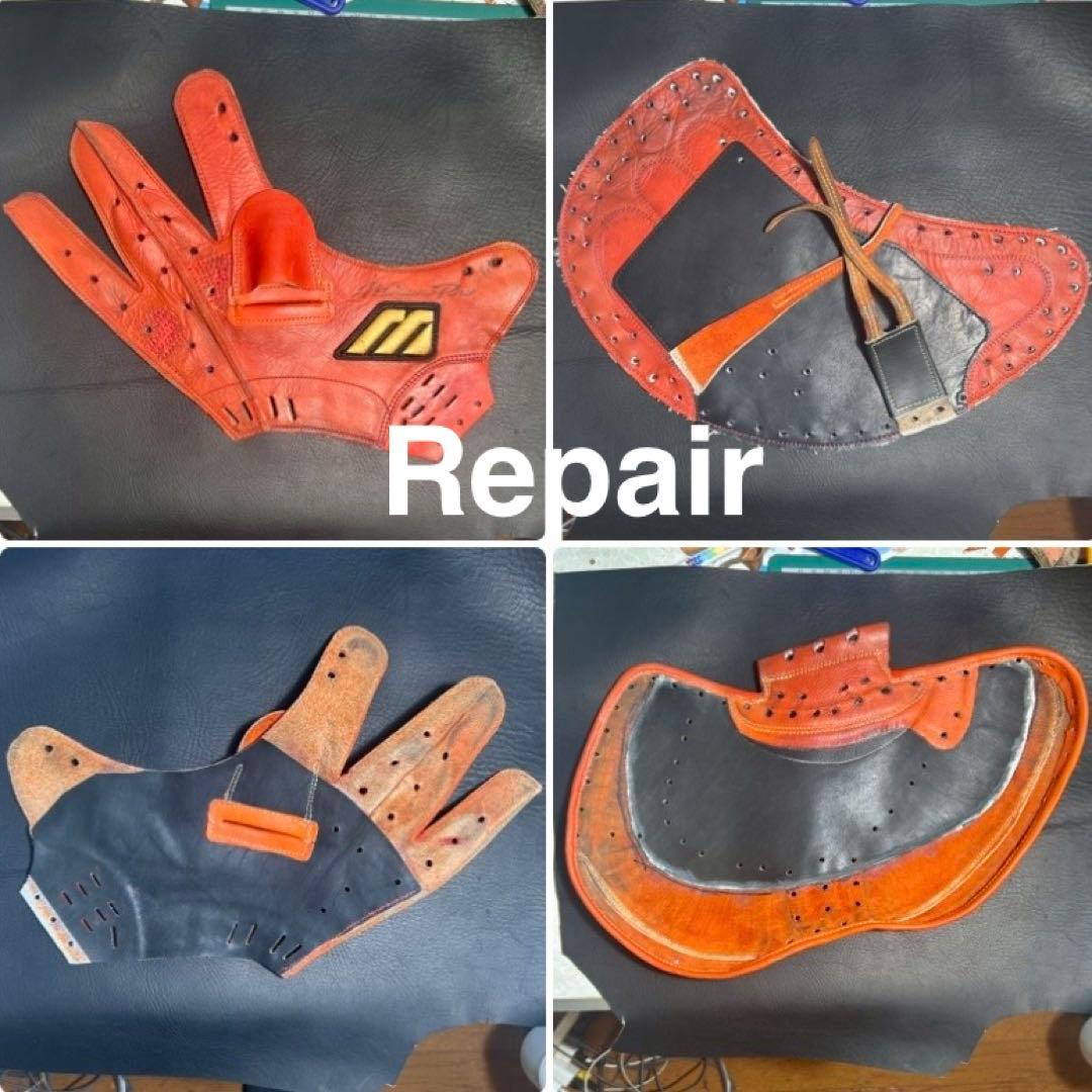 352.オーバーホールフルリペア ミズノプロ　硬式キャッチャーミットNZ型