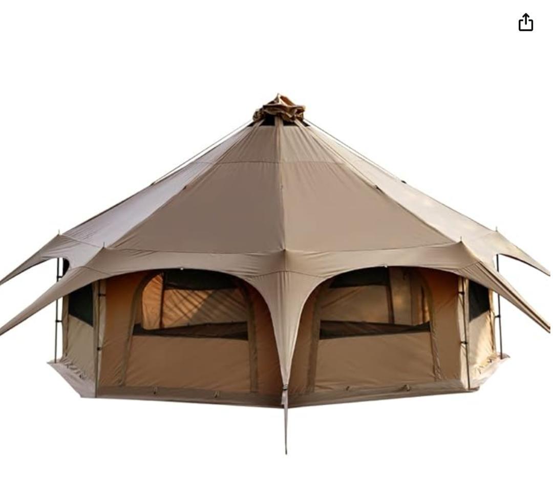 TOMOUNT ベルテント 5ｍ TC テント 豪華型 ポリコットン 8~10人