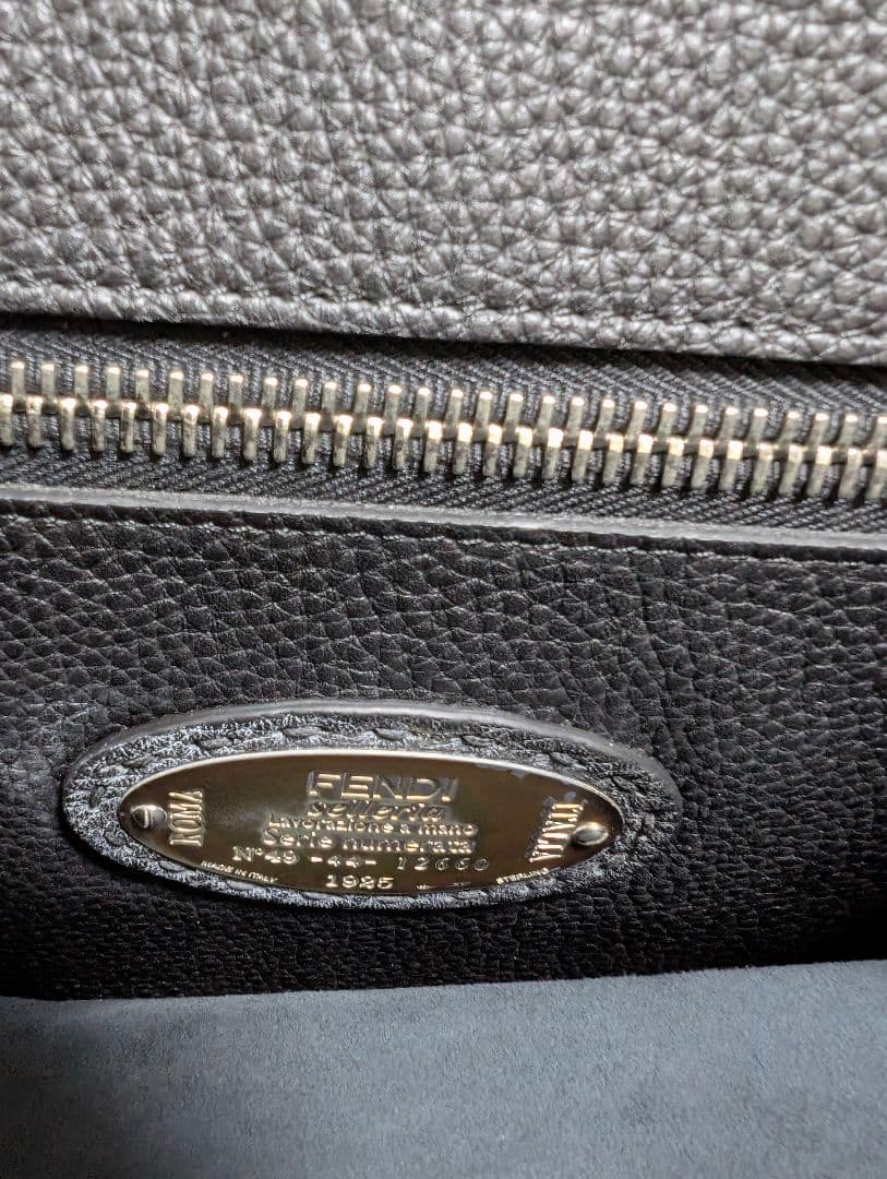 FENDI フェンディ レザー 2WAY バッグ 安心鑑定