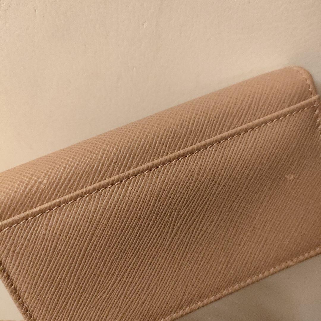 PRADA　名刺入れ　プラダ サフィアーノレザー　カードケース