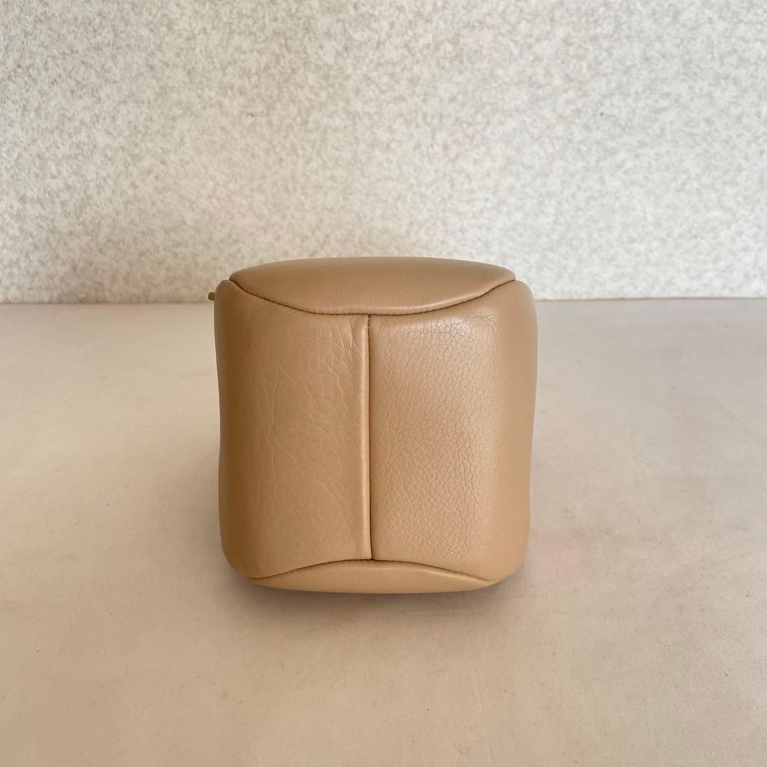 完売カラー✨HIROFU ヒロフ ロシェ レザーショルダーバッグ S ティー