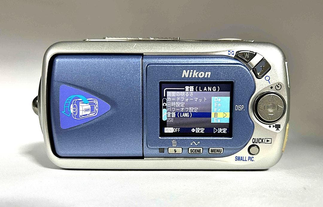 【美品】Nikon Coolpix E2500動作確認済バッテリー新品39312