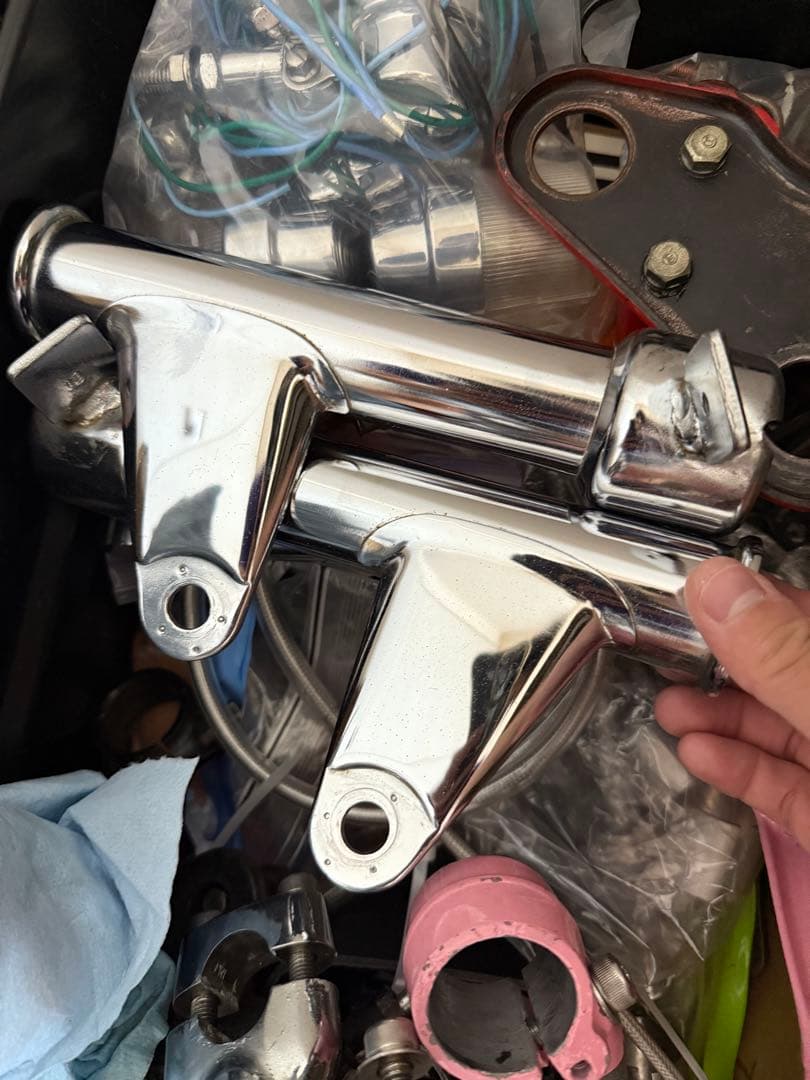 cb400n cb250n ホーク3 ライトステー