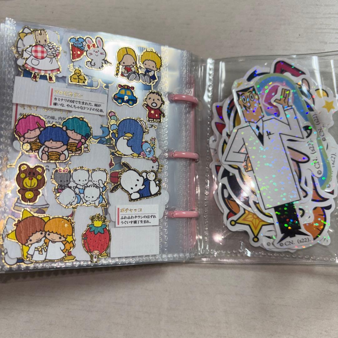 シール帳 完成品 サンリオ ボンボンドロップシール おはじきシール 大人の図鑑