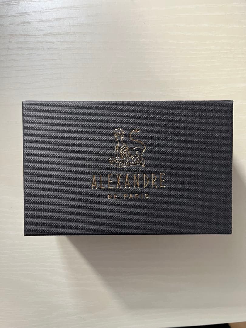 超美品！アレクサンドル DE PARIS ブラック ヘアアクセサリー