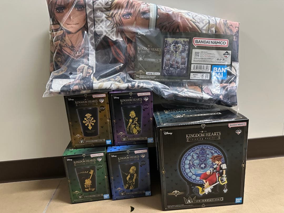 キングダムハーツ1番くじ　ソラ　スタチュー　フィギュアA賞　B賞　おまけ