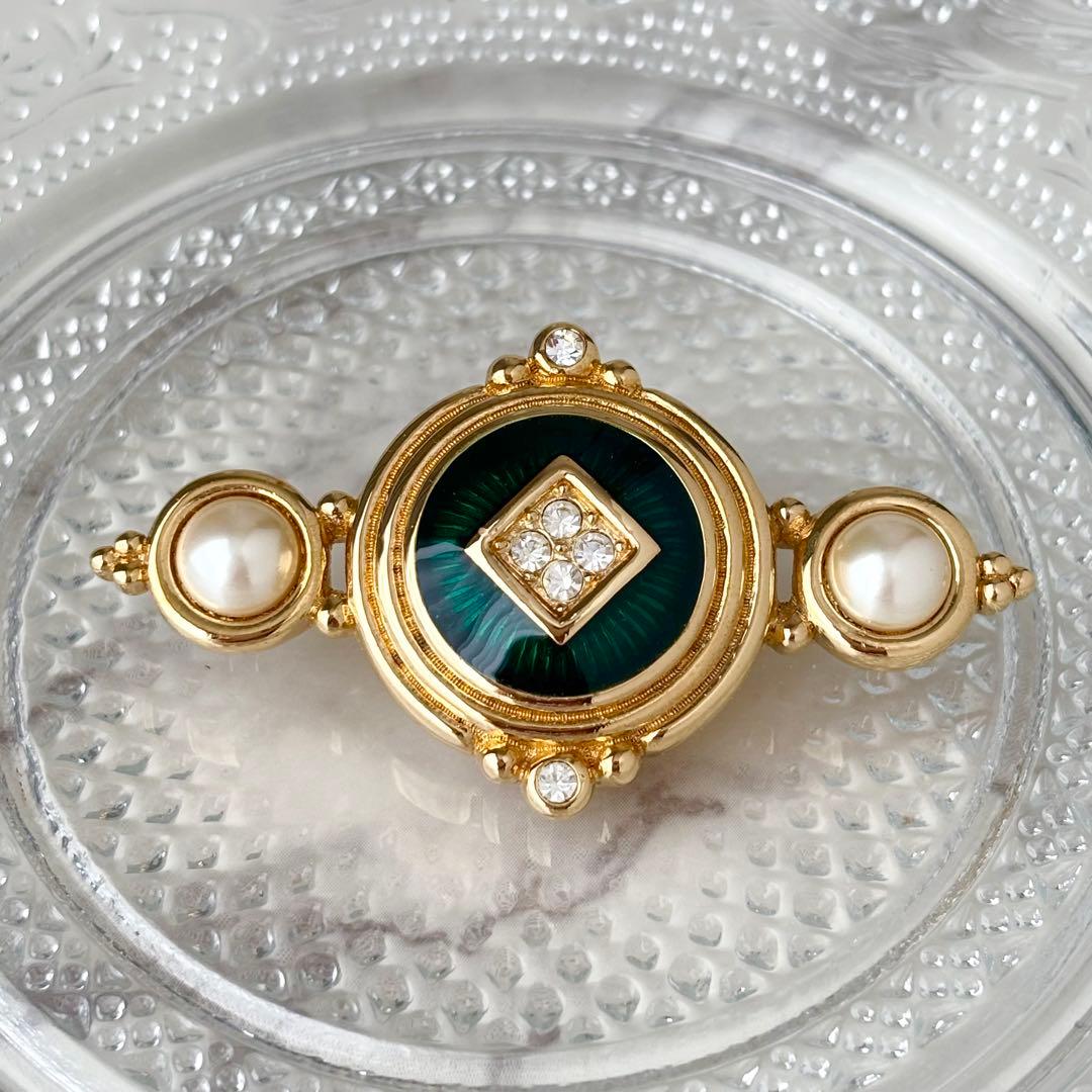 バーバリーズ ブローチ ヴィンテージ アクセサリー パール 正規品 刻印 廃盤