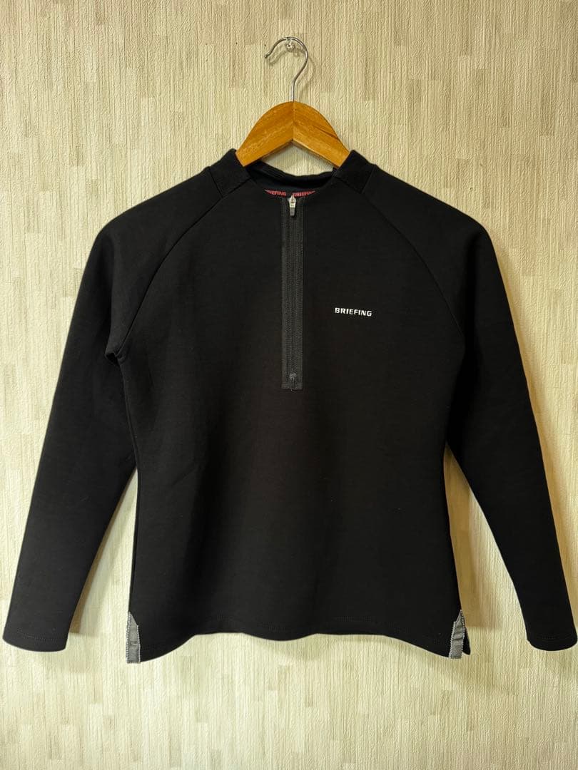 BRIEFING ハーフジップ ブラック