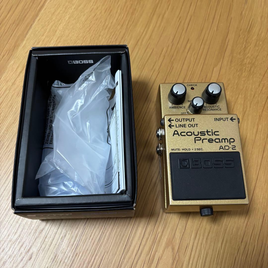 BOSS Acoustic Preamp AD-2（純正ACアダプター付属）