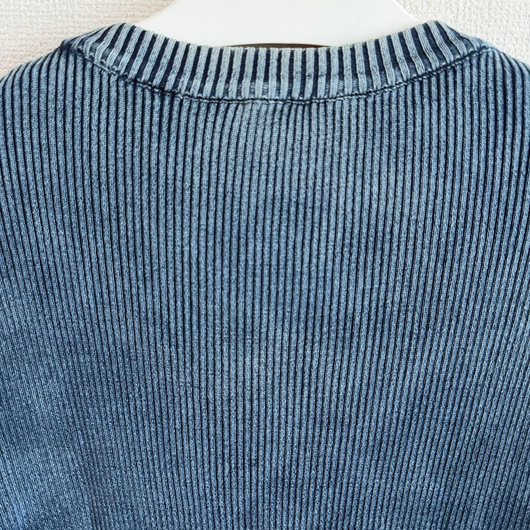 【定価8.2万・未使用】DIESEL オーバルD リブニット セーター L相当