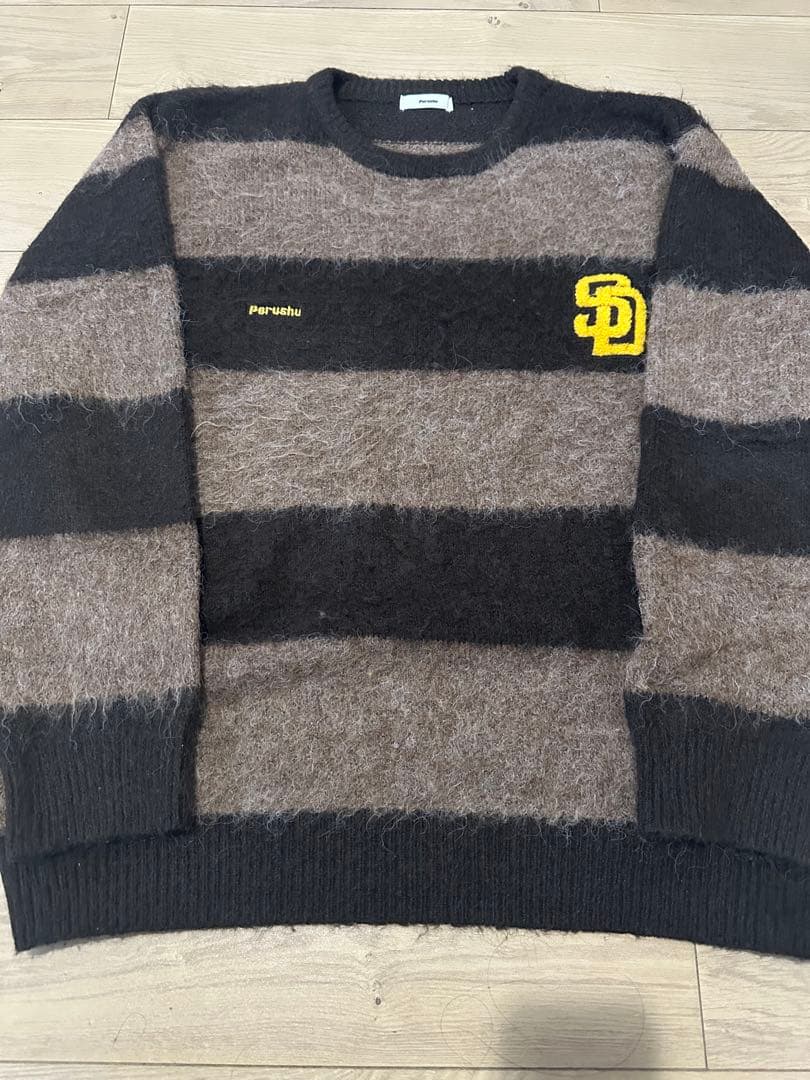 【✨専用✨】MAC T様　perush モヘアタッチボーダーニット MLB 美品