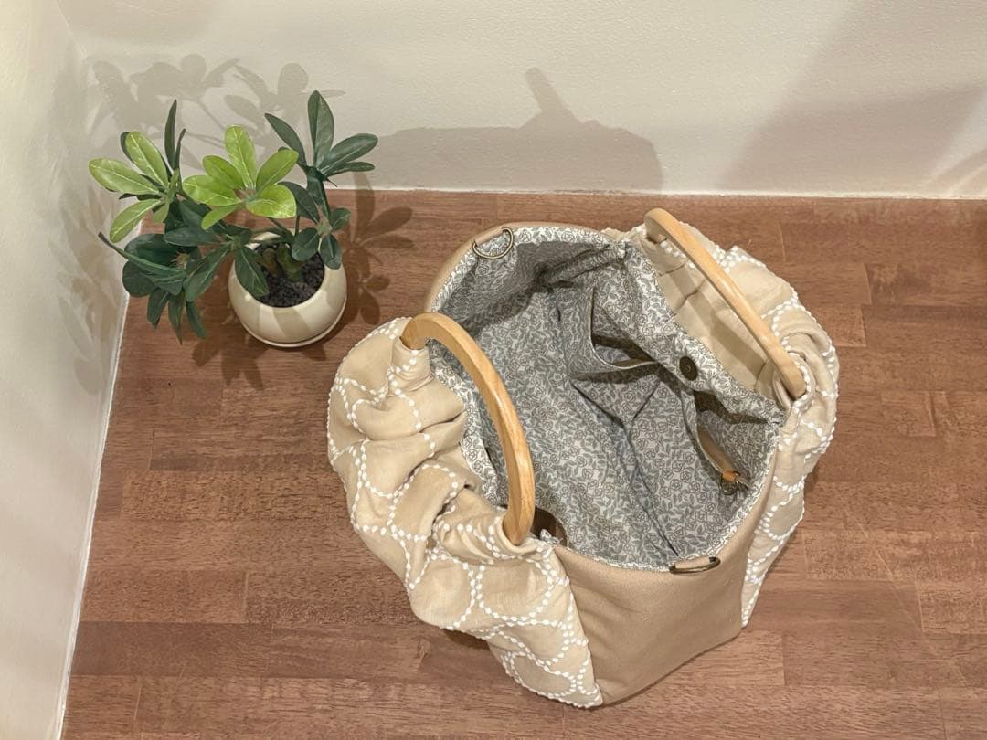 【ぽんぽこりん】ふっくらリンググラニーバッグ【M】【S】