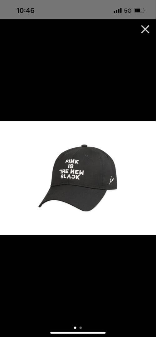 帽子 FRAGMENT x BLACKPINK Cap \
