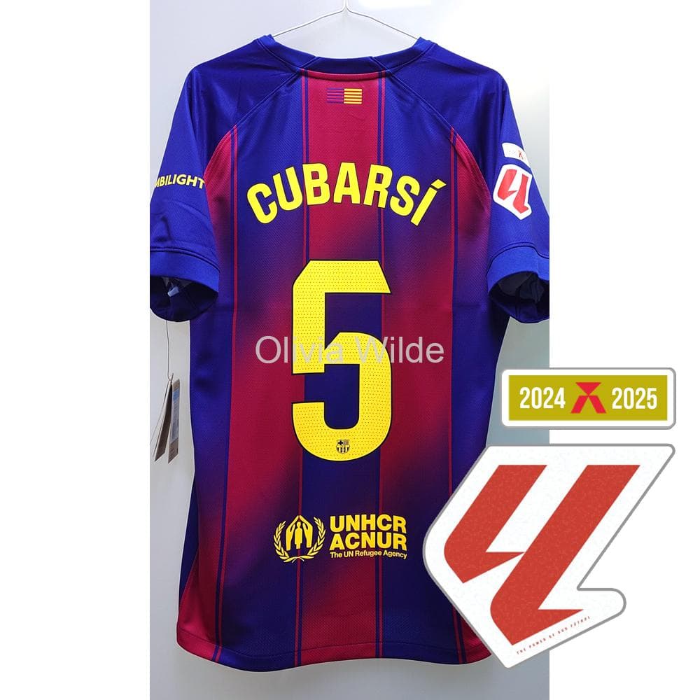 [正規品] FCバルセロナ ユニフォーム 25-26 #5 CUBARSÍ
