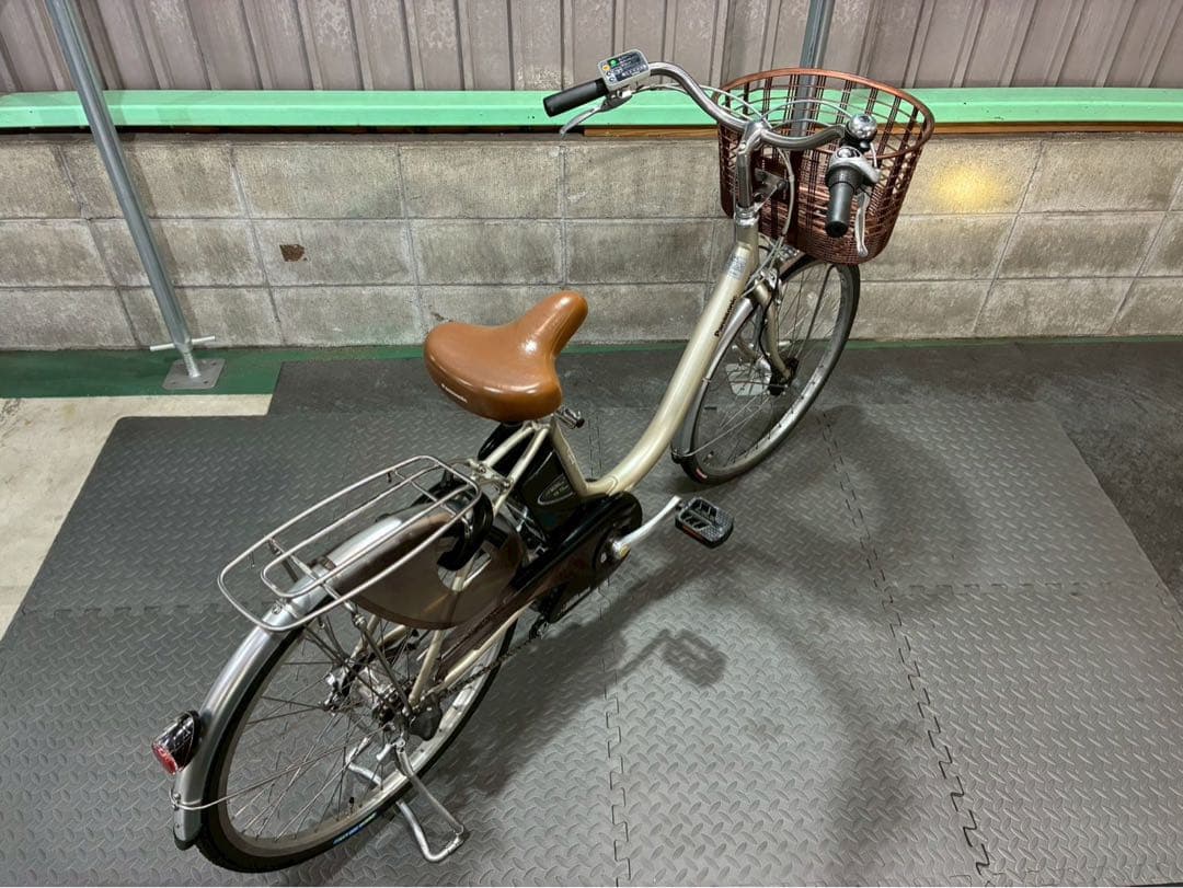 №3718 電動自転車　パナソニック　ビビライトU 24インチ ゴールド