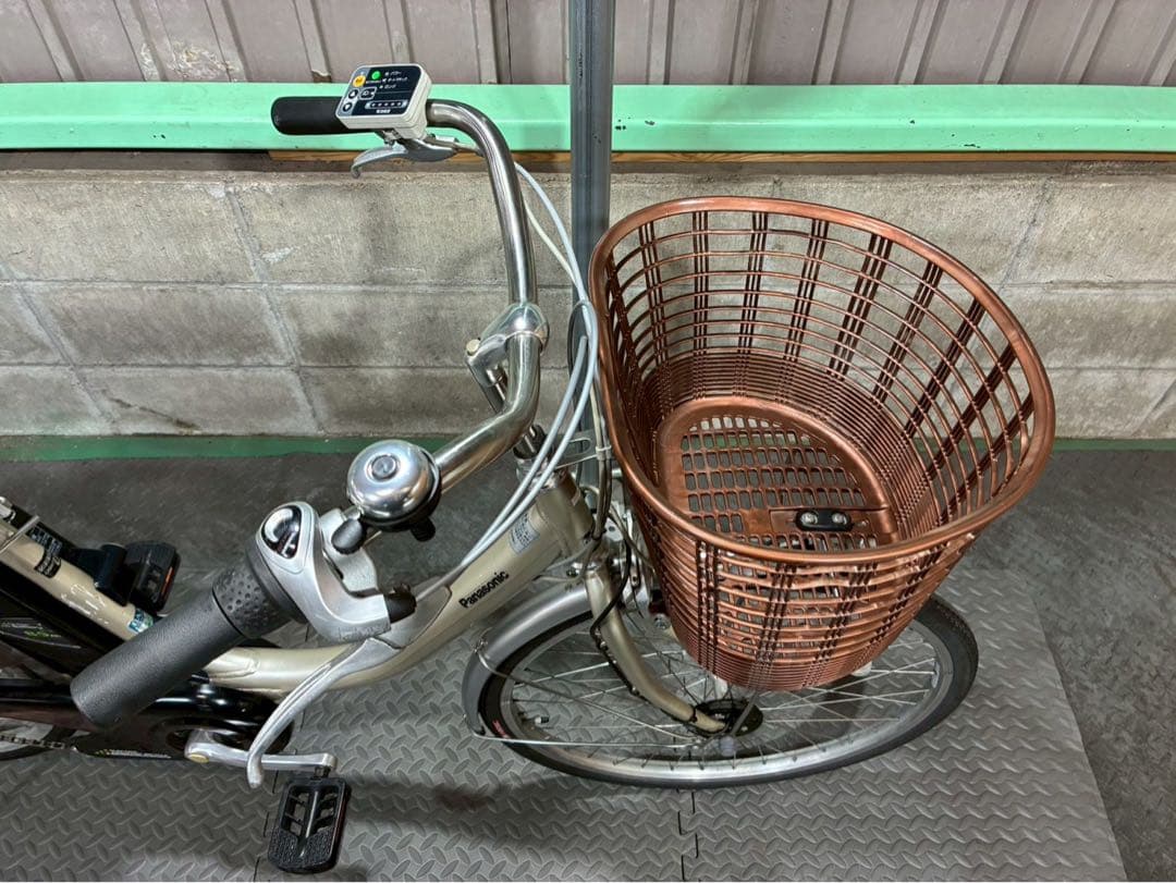 №3718 電動自転車　パナソニック　ビビライトU 24インチ ゴールド