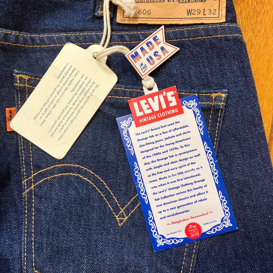 LEVI'S VINTAGE CLOTHING 606 未使用品