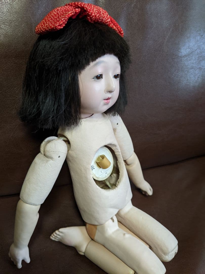 樫村瑞観　自由人形　麗しのお嬢様　鳴きます！　検)市松人形・アンティークドール