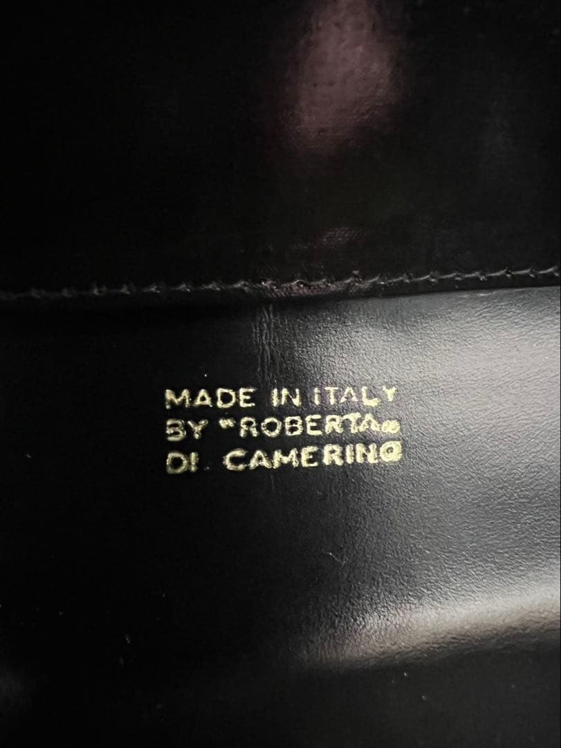 【希少品・美品】ロベルタディカメリーノバニティバッグ/コスメボックス