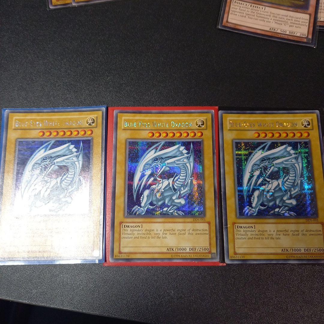 米版　引退　青眼の白龍　シークレット　3枚