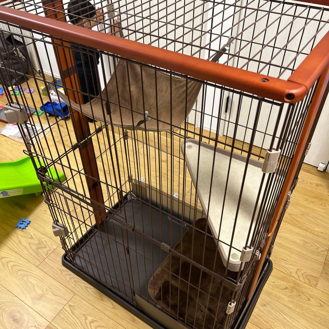 Bonbi ボンビウッドワンサークルキャット 2段タイプ　ハンモック付き組立済