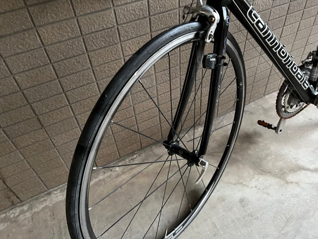キャノンデール　C9 ロードバイク9速 リアアーム右曲がり有　引き取り希望