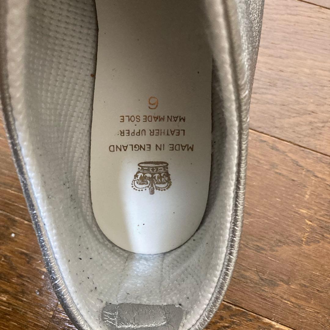 クラウン シルバー ジャズ ダンスシューズ 6 24cm