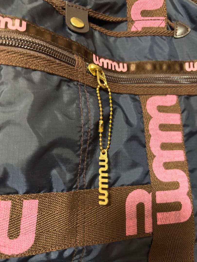 【完売品】ドリカムwmmw soft bag トート バッグ★チャーム付き