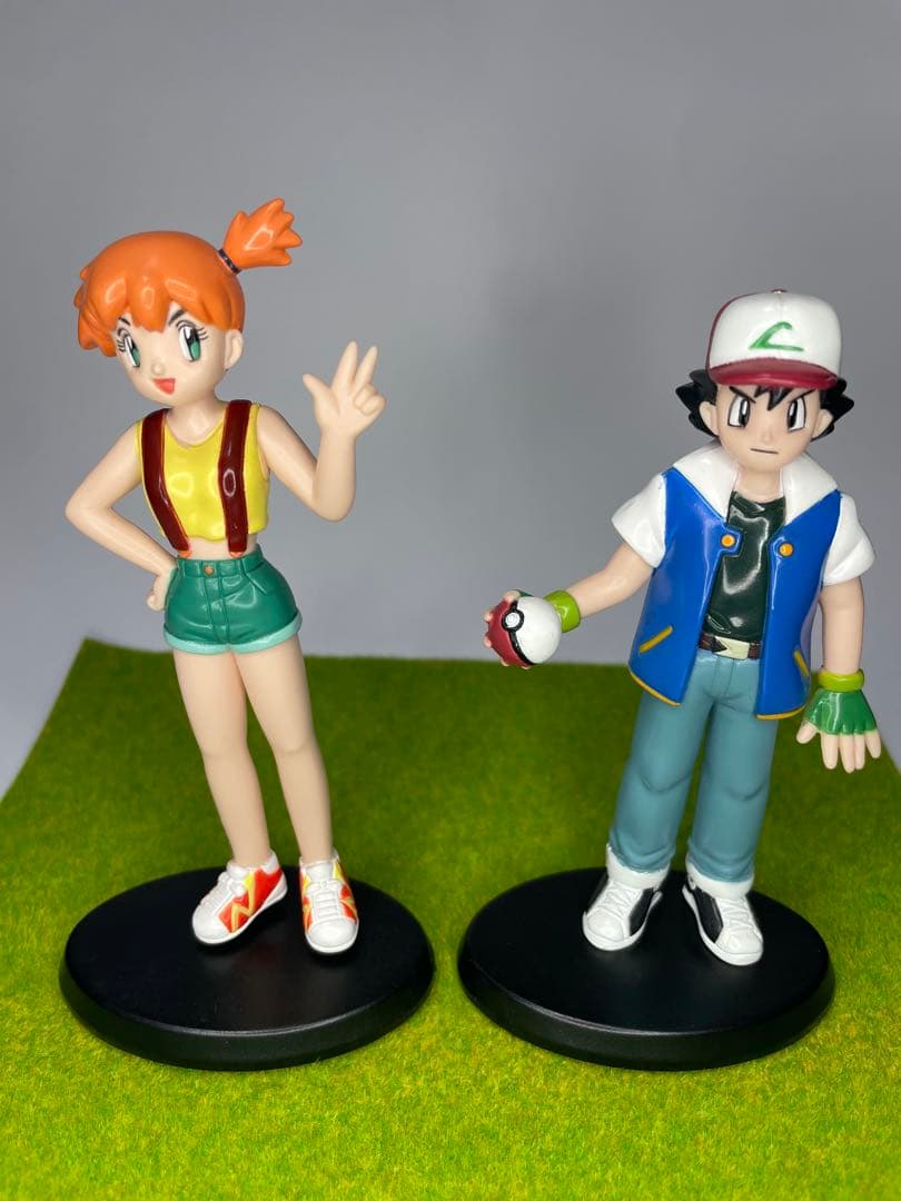 【モンコレ 初期】ポケモン サトシ カスミ フィギュア　レア レトロ TOMY