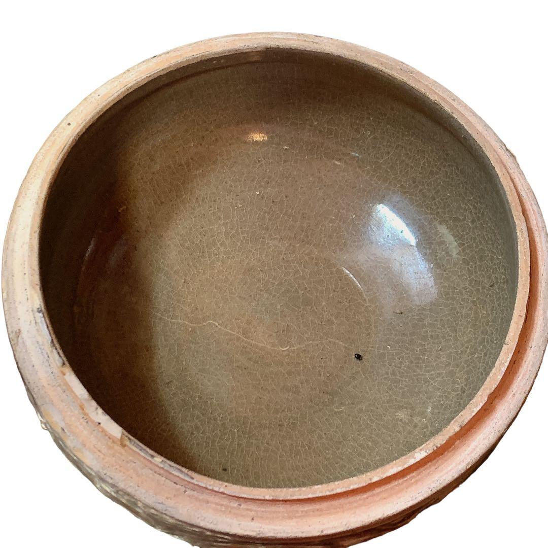 高麗 青磁 刻花象 花文 合子　中国　李朝　鳳凰　古美術　骨董品　朝鮮　香合