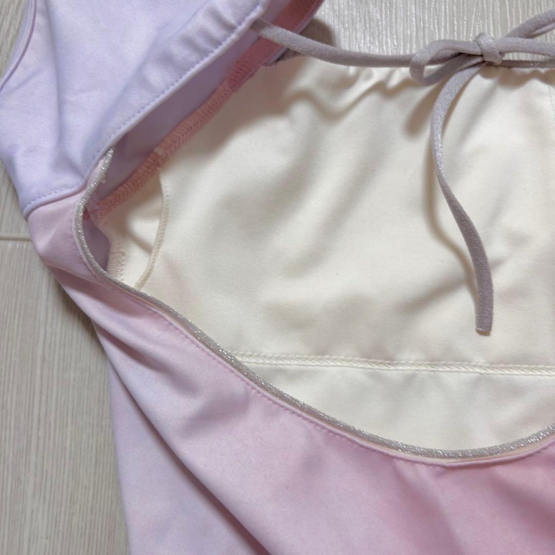 新品　majouet レオタード　ピンク　パープル　半袖　S グラデーション