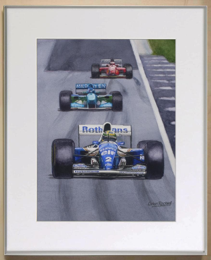 Imola 1994 FW16 アイルトン・セナ 水彩画