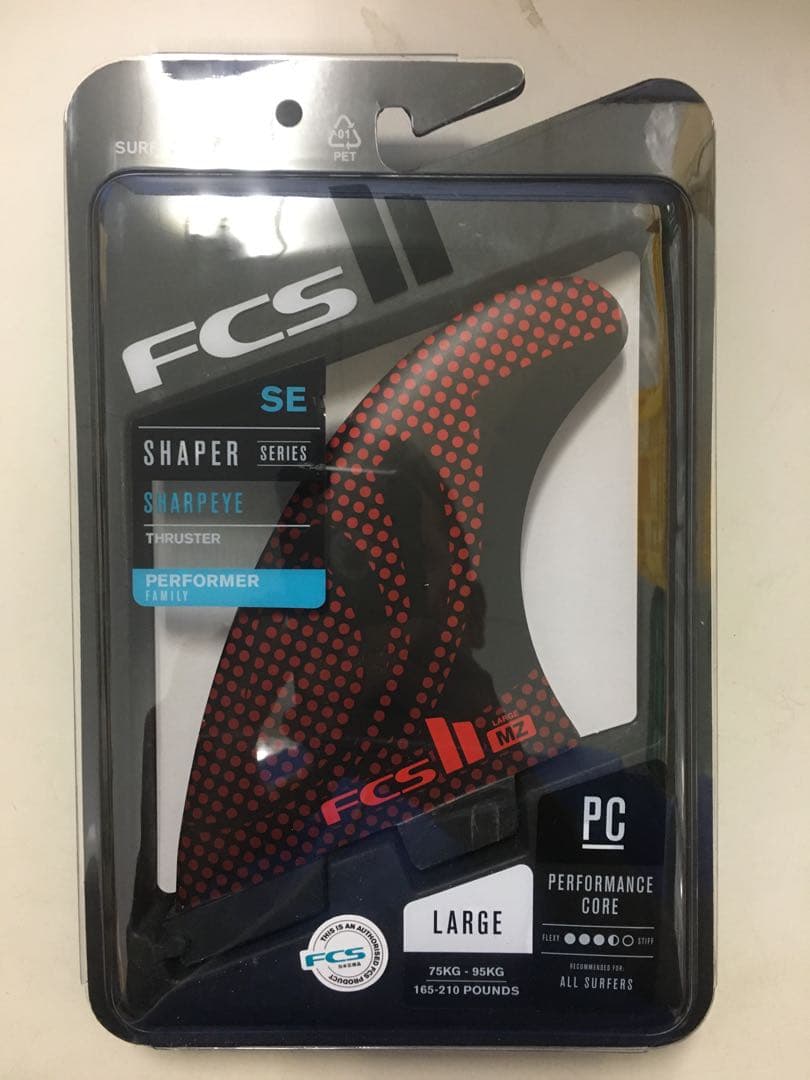 FCS エフシーエス FCS 2 シャープアイ トライフィン Lサイズ