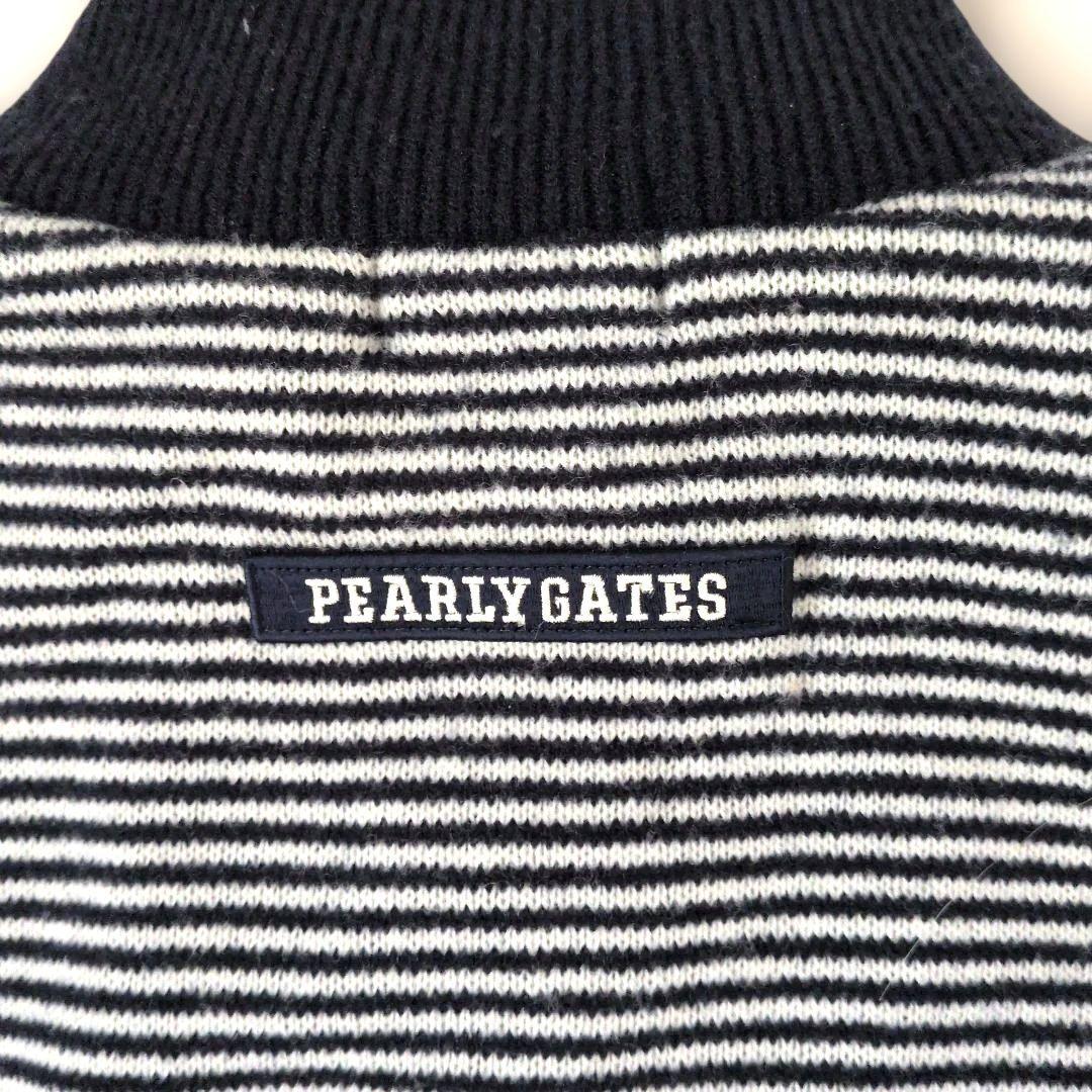 パーリーゲイツ　ニットブルゾン　ニットアウター　サイズ5　PEARLYGATES