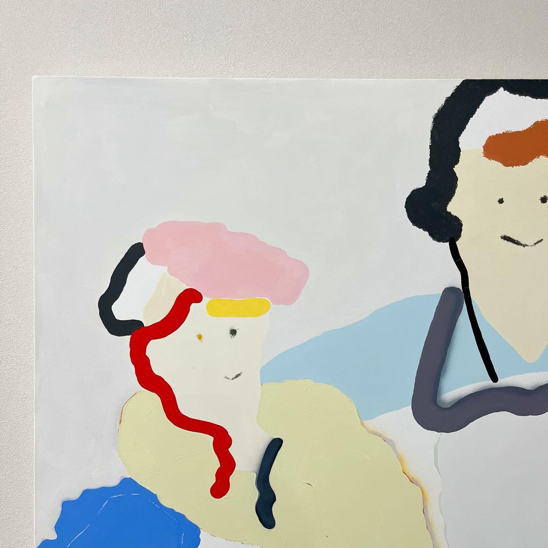 Kurry キャンバスアート「OK time」 (横100cm×縦80cm)