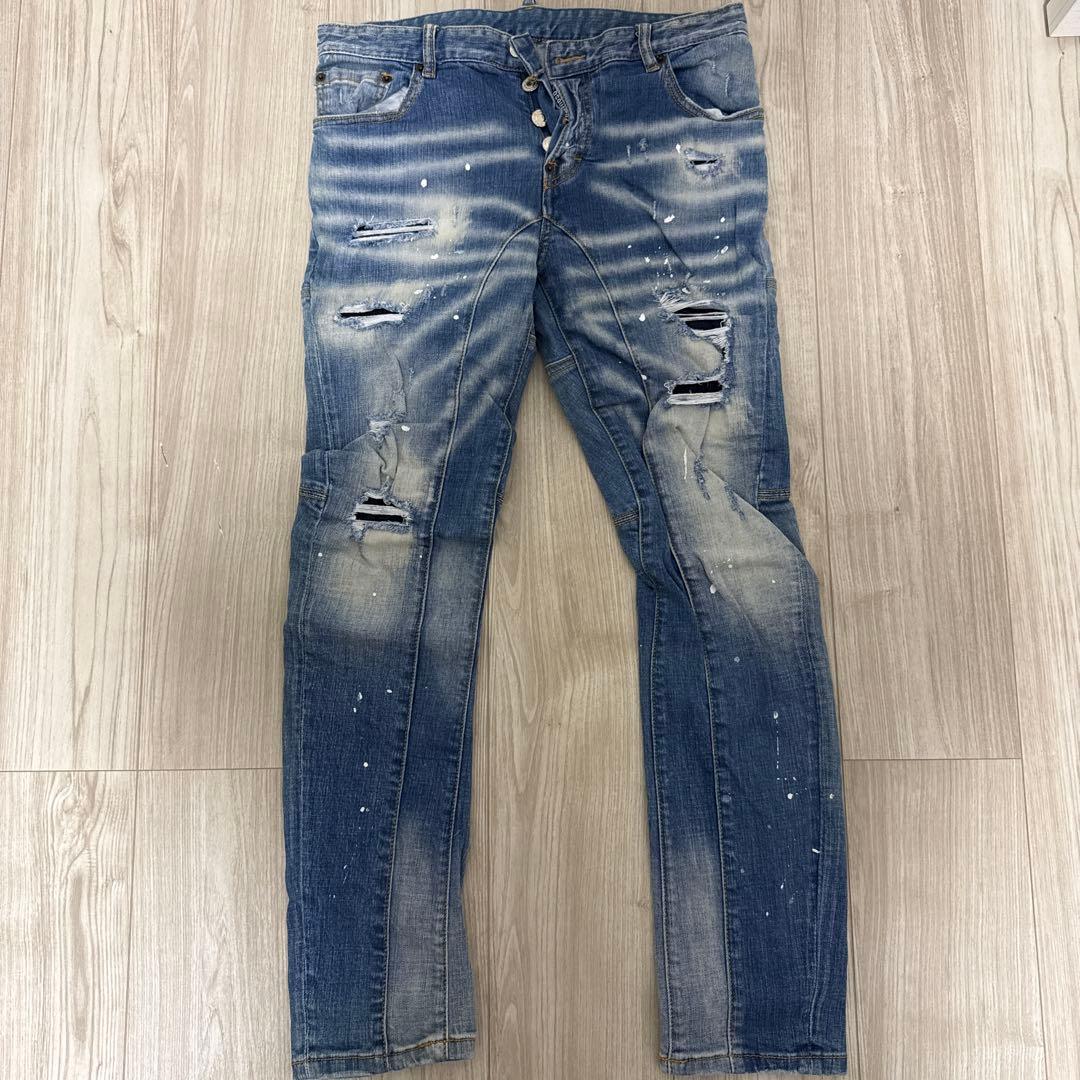 DSQUARED 2 デニムダメージジーンズ(レッドタグ付)