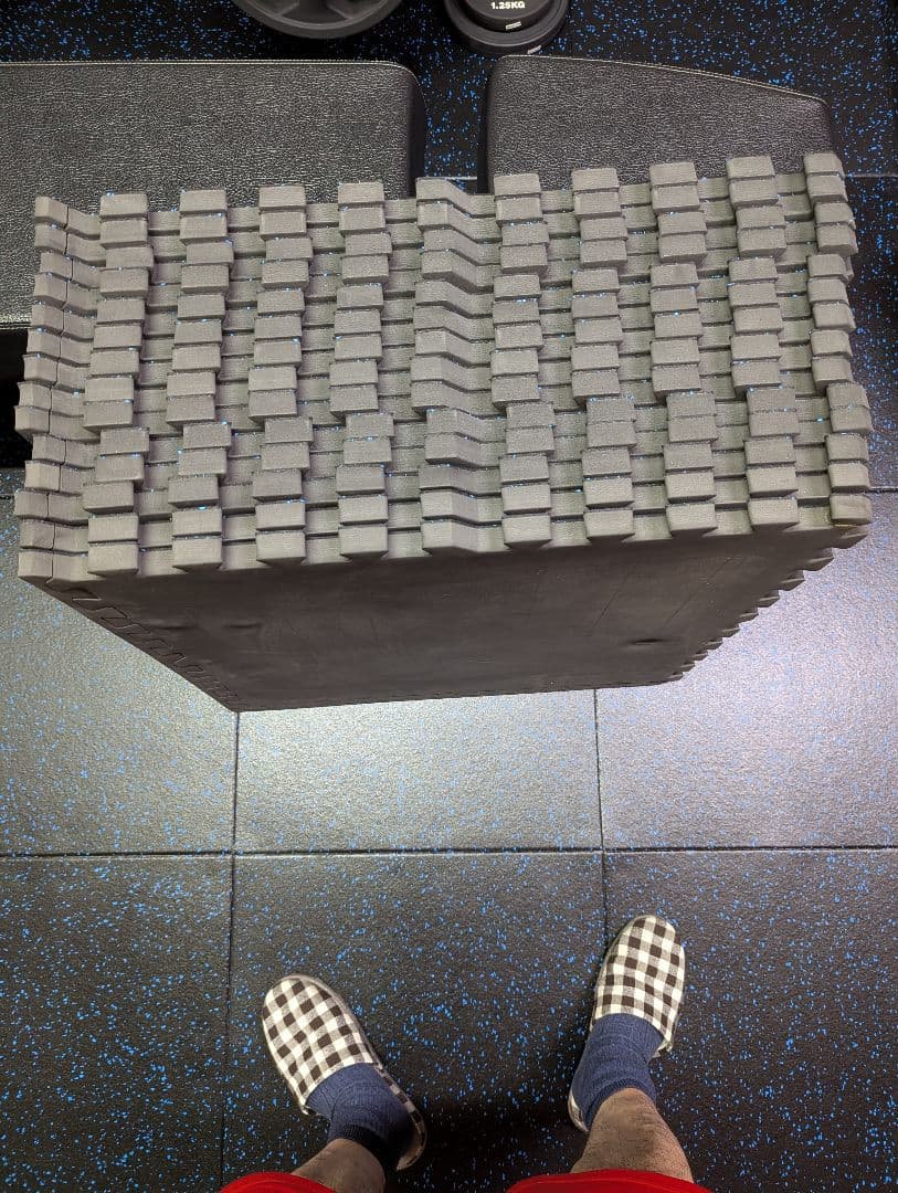 ムジムマット　厚さ2cm　ジョイントマット　筋トレ　60×60cm　14枚セット