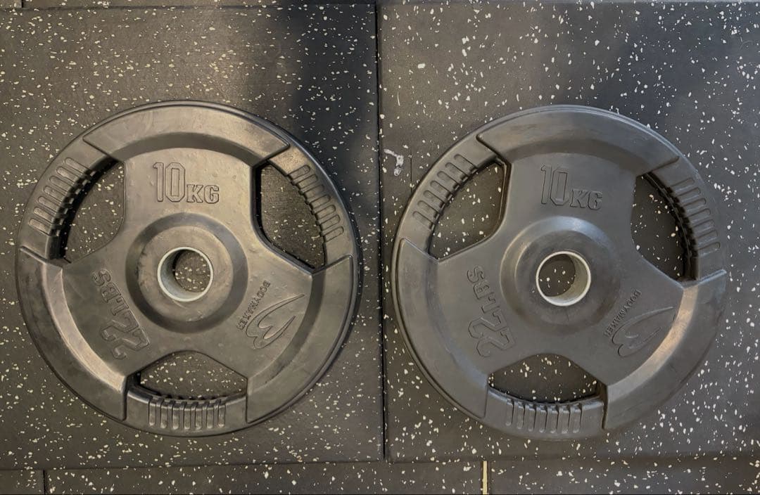 BODYMAKERボディメーカー　10㎏×2枚　穴径50㎜　オリンピックプレート