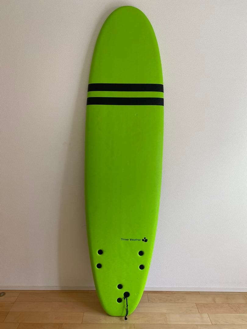 BUBBLE ロングボード 蛍光グリーン/黒