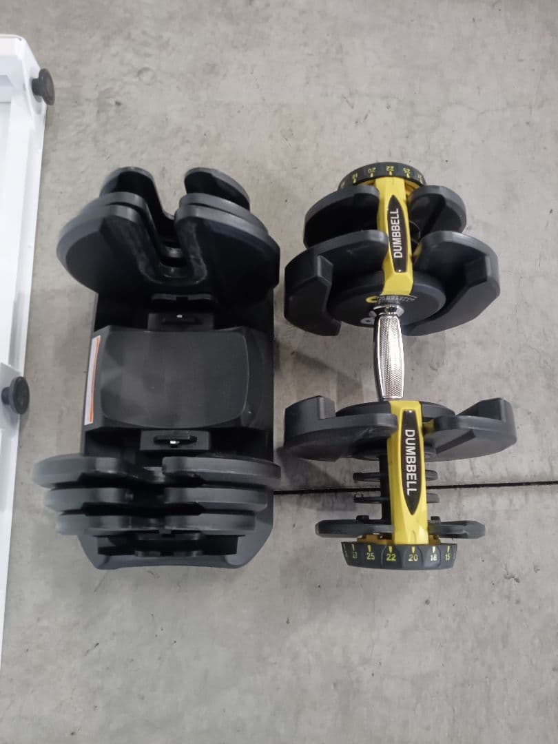 ☆可変式ダンベル☆ダイヤル式☆５kg〜４０kg☆１本☆