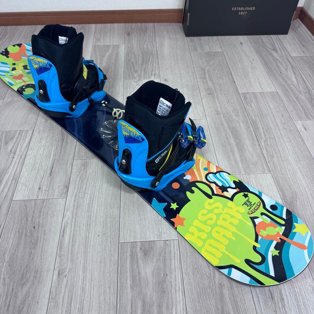 kissmark ジュニアスノーボードセット 120cm