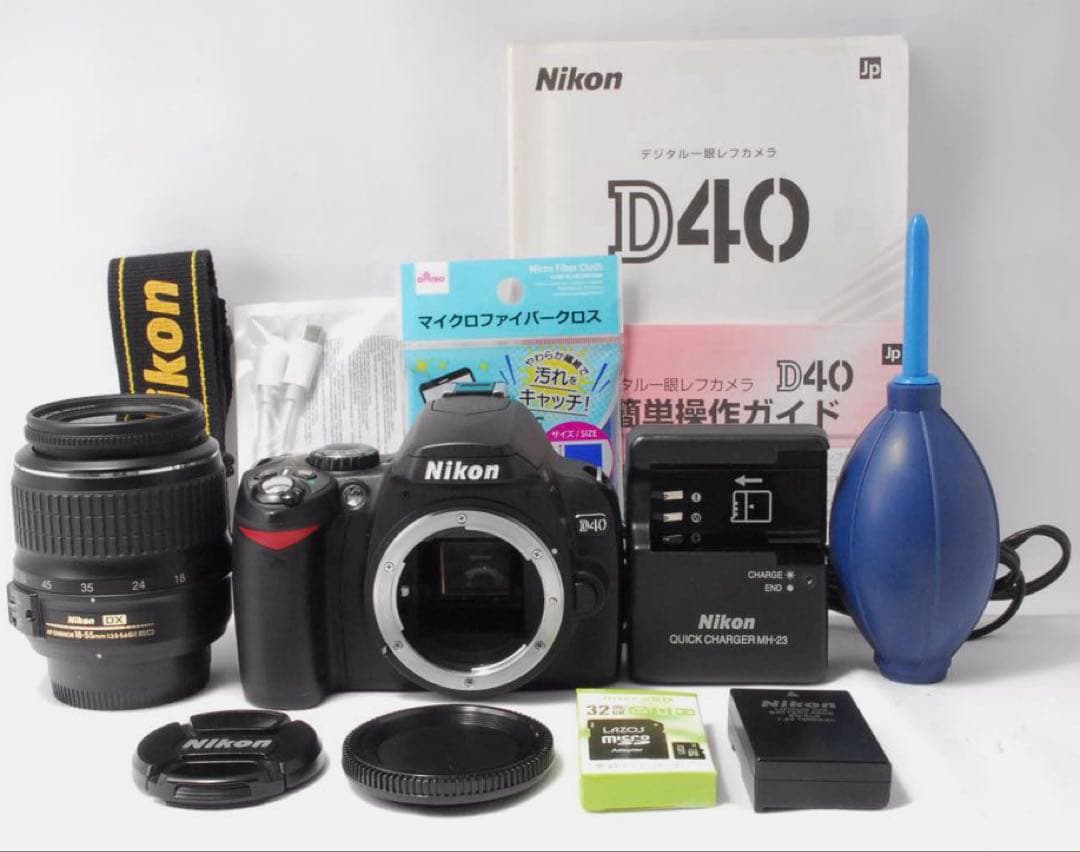 美品✨おまけ多数✨入門モデル✨Nikon D40✨一眼レフカメラ✨