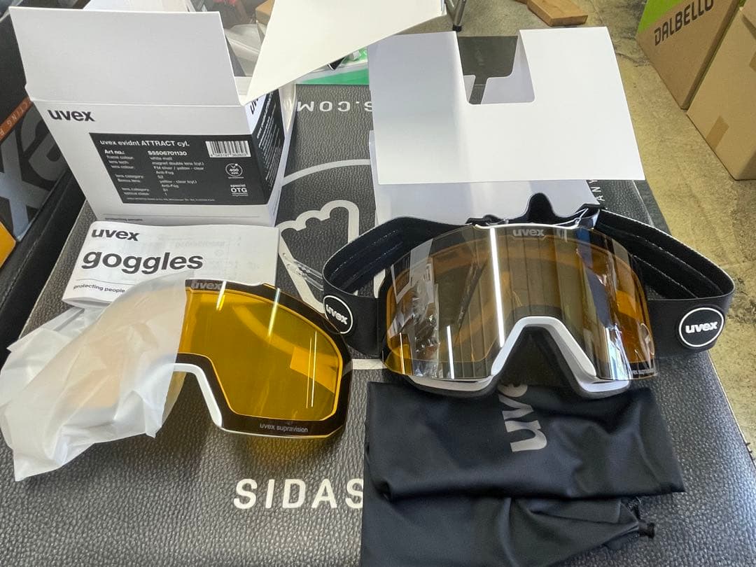 uvex evidnt ATTRACT cyl. ゴーグル新品未使用品