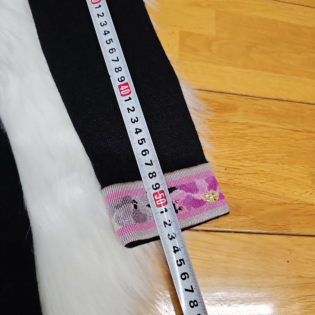 美品　LEONARD＊カミシヤ、シルク混 の上質な膝丈ワンピース