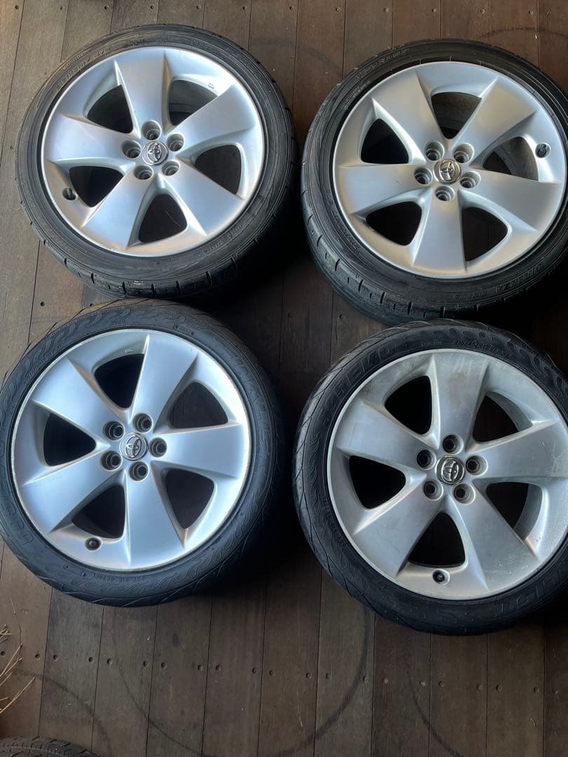 ブラックジンジャー30プリウスツーリングタイヤ付きホイール4本セット